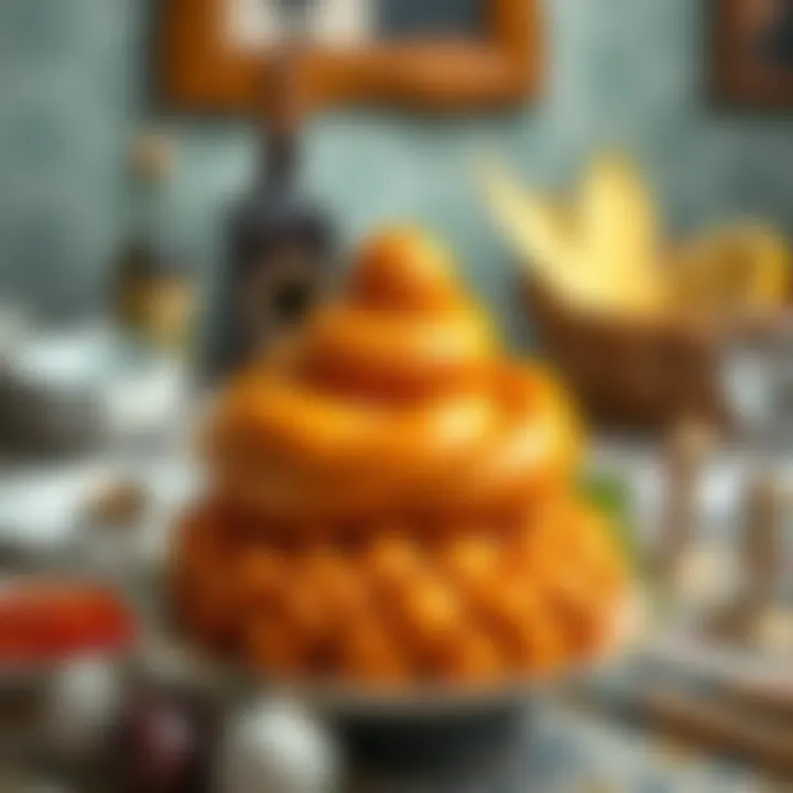 The Charm of Ankara Burması Golden-brown Ankara burması elegantly displayed on a traditional table setting.