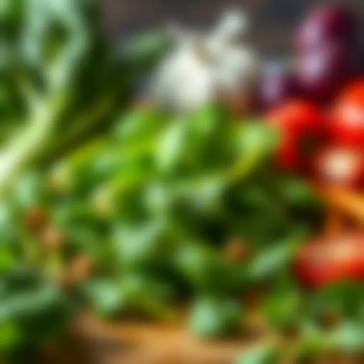 Greens That Aid in Milk Production Leafy greens promoting milk supply