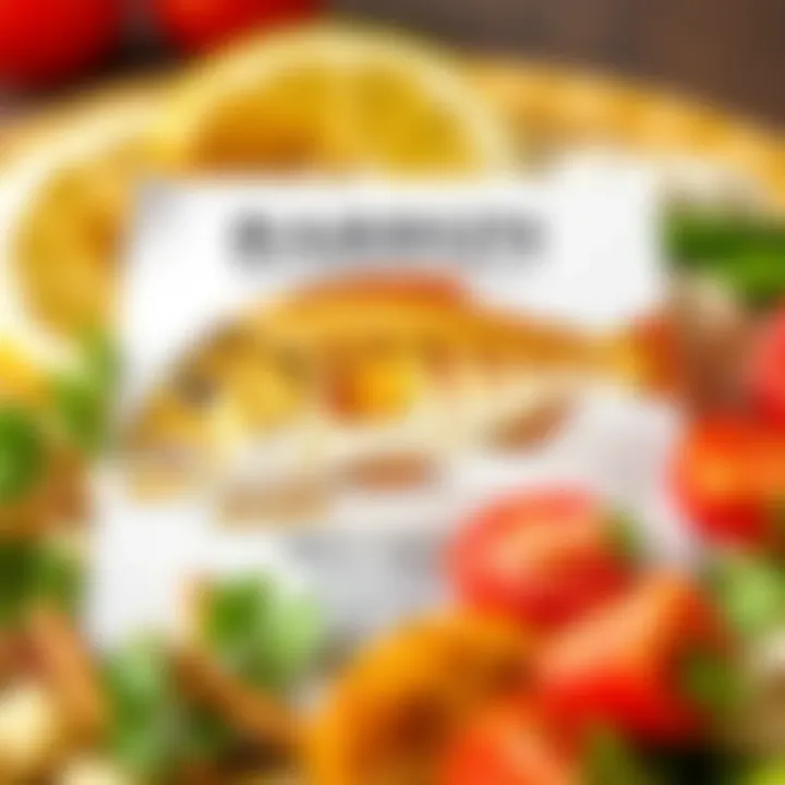 Nutritional chart of barbun fish