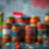 An assortment of Barilla pasta sauces showcasing rich colors and textures.