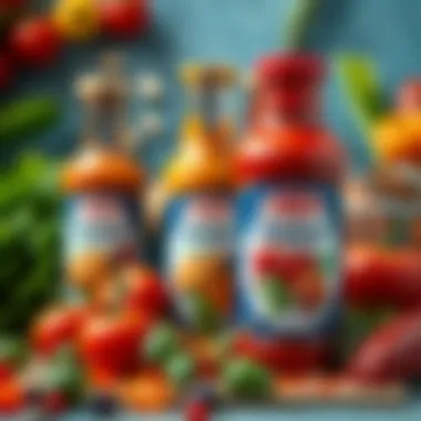 Quality Ingredients of Barilla Sauces A close-up of Barilla sauce ingredients highlighting quality and variety.