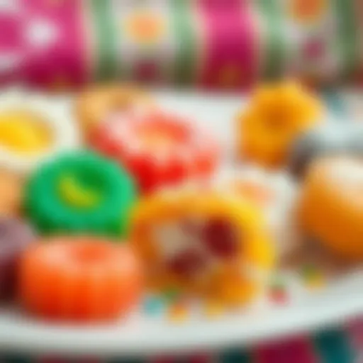 Traditional Turkish Sweets A colorful assortment of traditional Turkish sweets