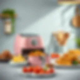 Elegant design of Beko air fryer