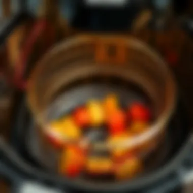 Innovative Frying Basket of Beko Air Fryers Inside view showing frying basket
