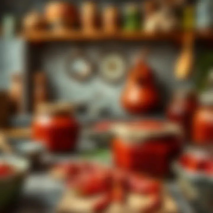 A traditional kitchen setting highlighting ancient techniques.