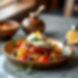 A luxurious dish featuring Bim cream as a key ingredient