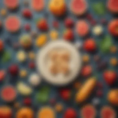 Visual representation of biotin-rich foods