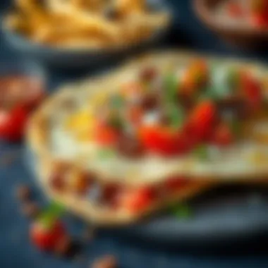 Innovative Twists on Lahmacun Modern interpretation of lahmacun with gourmet toppings