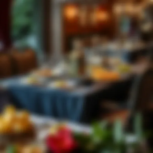 Dining Table Elegance for Iftar Elegant dining table set for iftar