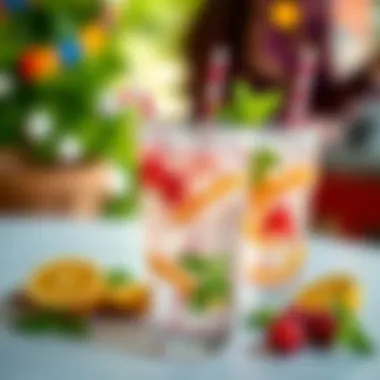 Refreshing Beverages for Break Fast Refreshing drinks served for iftar
