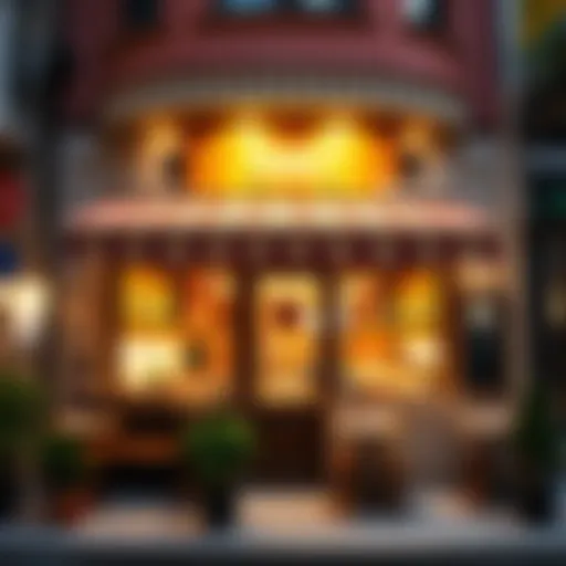 The Inviting Facade of Yusuf's Eatery Exterior view of Bursa Kebapçısı Yusuf showcasing the welcoming ambiance.