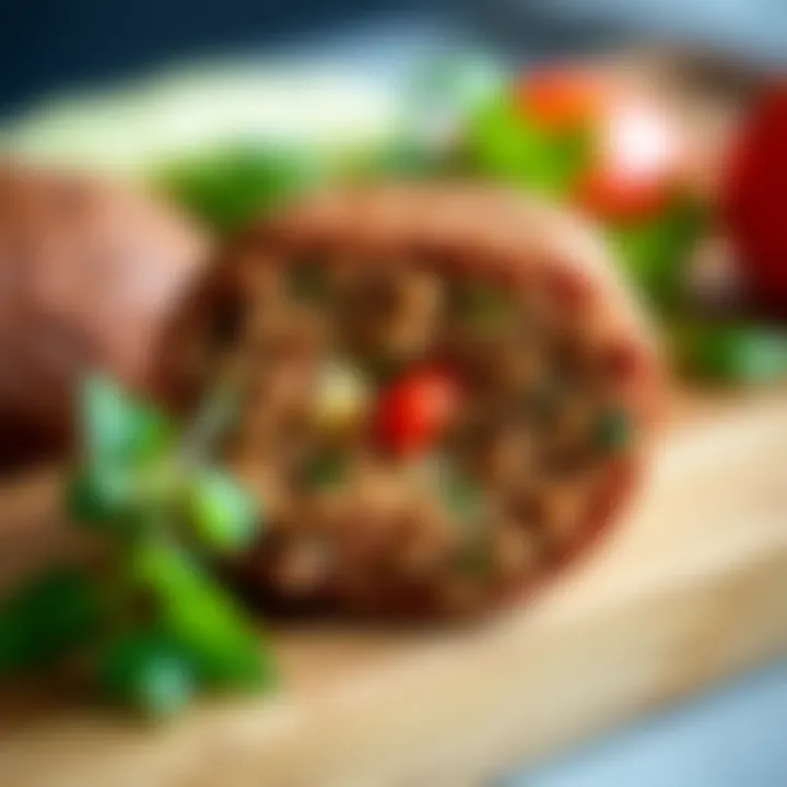 The Rich Texture of Çiğ Köfte A close-up of the rich texture of Çiğ Köfte