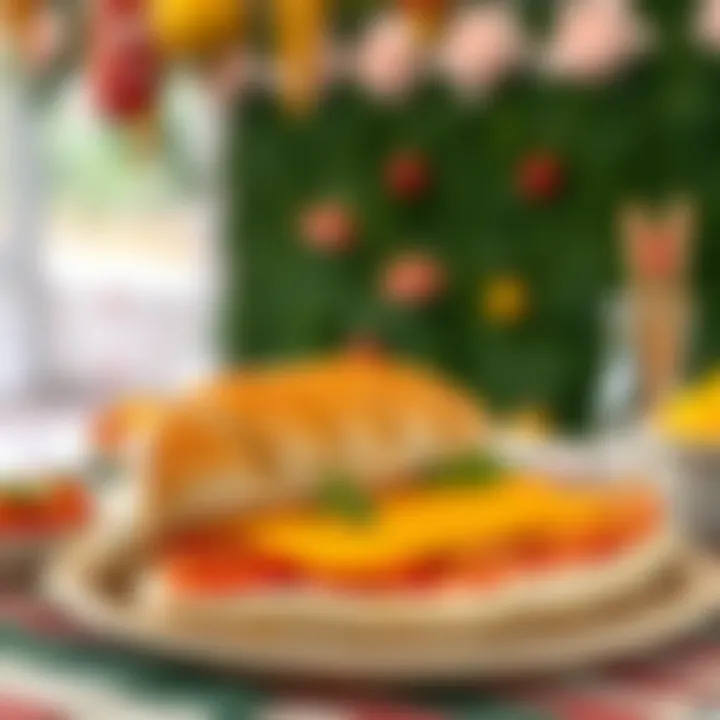 Cultural Significance of Çiğli pide Cultural significance of Çiğli pide showcased in a festive setting