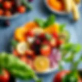 Nutrient-Rich Foods A colorful plate of fresh fruits and vegetables