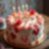 Heartfelt Birthday Cake Messages Elegant birthday cake adorned with heartfelt messages