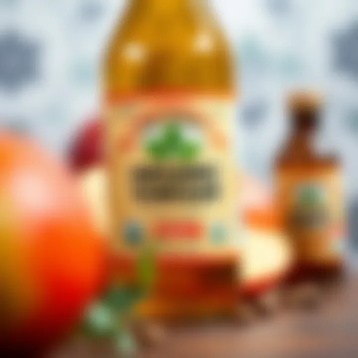 Organic Certification Impact Organic certification label on a bottle of apple cider vinegar