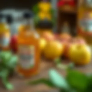 Price Variability of Apple Cider Vinegar A chart showing fluctuating prices of apple cider vinegar over time