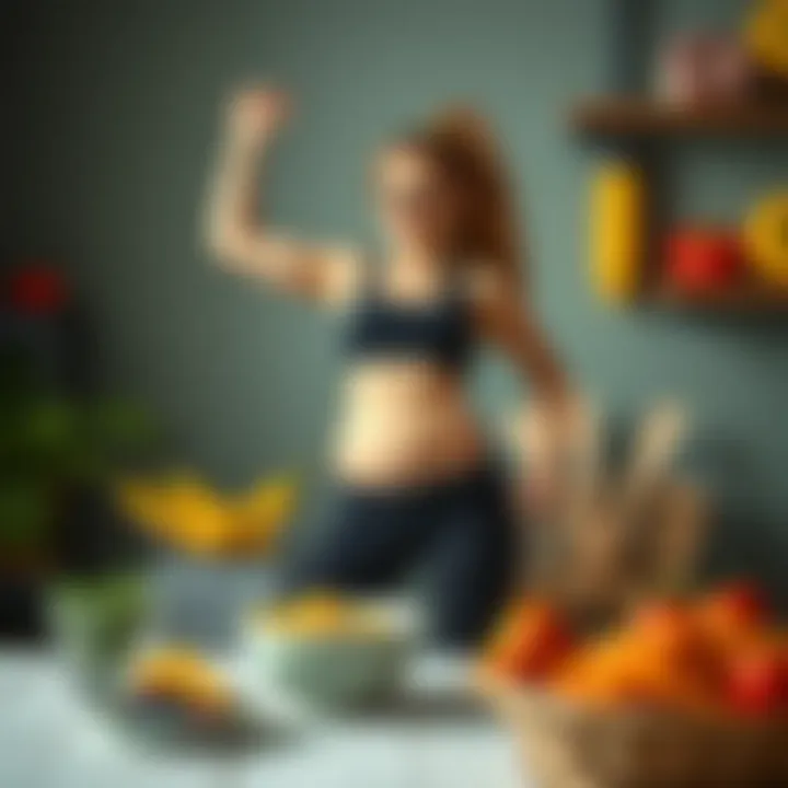 Inspiration and Motivation in Your Weight Loss Journey Motivational imagery highlighting a person achieving fitness goals with determination.