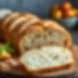 Freshly prepared gluten-free bread