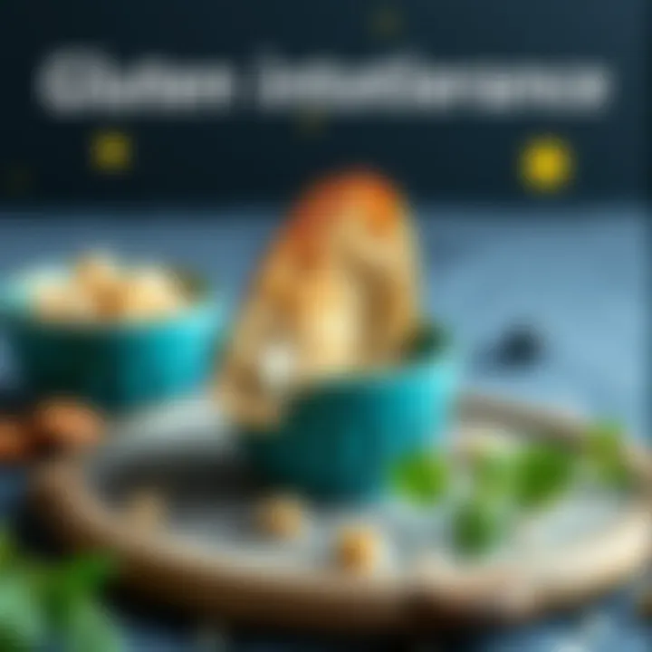Overview of Gluten Intolerance Symptoms Symptoms of gluten intolerance represented visually
