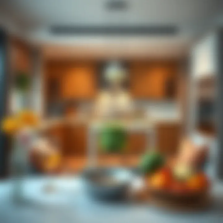 A cozy dining area integrated within a contemporary kitchen space