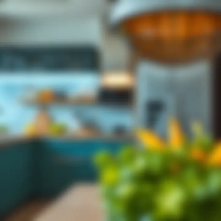 Innovative kitchen appliances complementing a sleek kitchen design