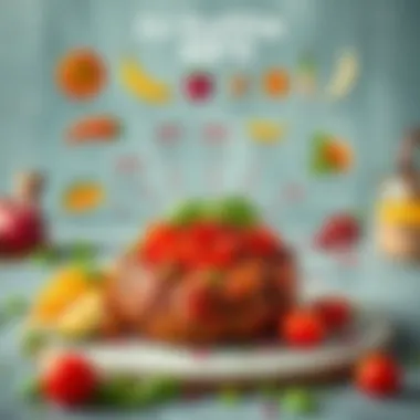 Infographic on the nutritional value of İçi köfte