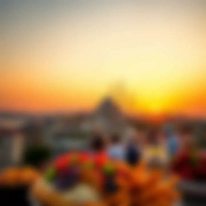 Ramadan Sunset Over Istanbul A sunset view over Istanbul during Ramadan