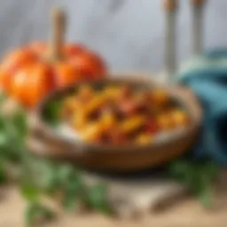 Traditional kapuska dish served in a rustic bowl