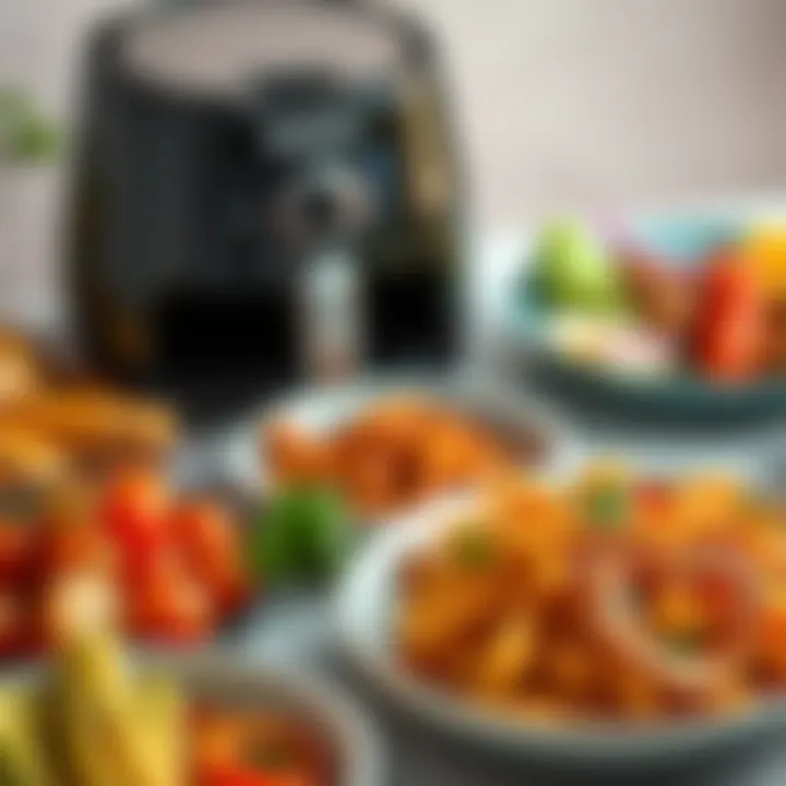 Healthy Dishes from Karaca Airfryer An array of healthy dishes prepared using Karaca airfryer