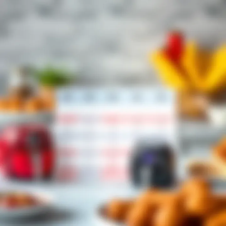 Comparison of Karaca Airfryer Models A detailed comparison chart of various Karaca airfryer models