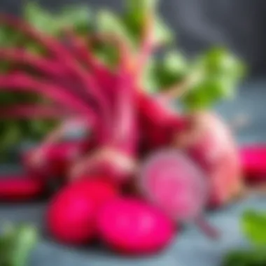 Nutritional Benefits of Beets Nutrient-rich beets showcasing their vibrant color