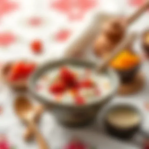 Authentic Kısır Presentation Traditional Kısır served in a bowl