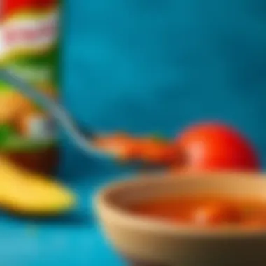 Experience the Essence of Knorr Tutmac Çorbası A close-up of a spoonful of Knorr Tutmac Çorbası