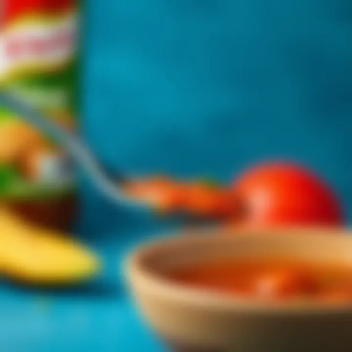 Experience the Essence of Knorr Tutmac Çorbası A close-up of a spoonful of Knorr Tutmac Çorbası