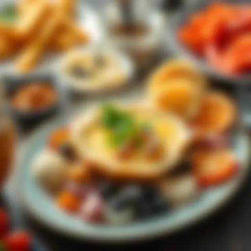 Exquisite Presentation of Konya Bıçak Arası A beautifully arranged plate of Konya Bıçak Arası showcasing its rich ingredients