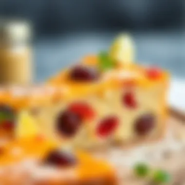 A close-up view of the textures and flavors in a slice of Konya Bıçak Arası