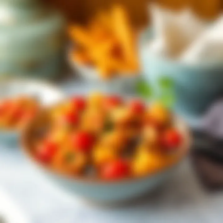 Modern Presentation of Maraş Tarhanası A beautifully arranged bowl of Maraş Tarhanası presented in a modern culinary setting