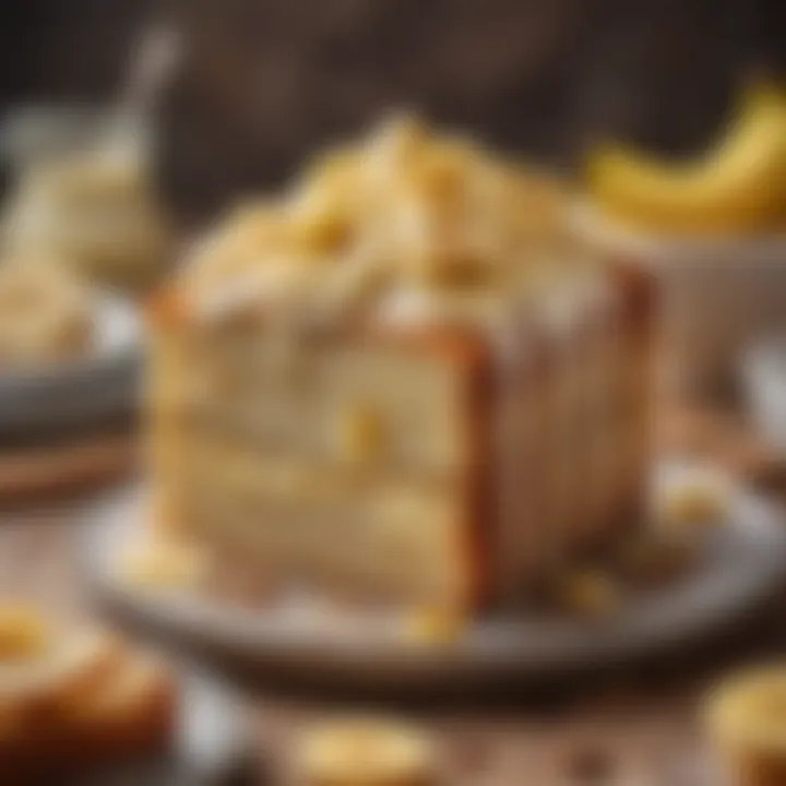 Delicious and Soft Banana Cake