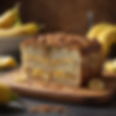 Sliced Banana Cake with a Moist Texture Sliced Banana Cake with a Moist Texture
