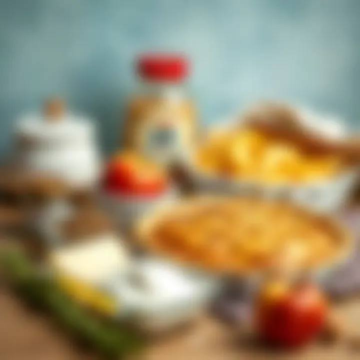 Essential Ingredients for Apple Pie Ingredients laid out for making the perfect apple pie