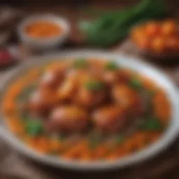Delicious traditional Turkish halka tatlısı served on a plate