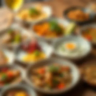 A vibrant spread of various dishes showcasing the versatility of cottonseed oil.