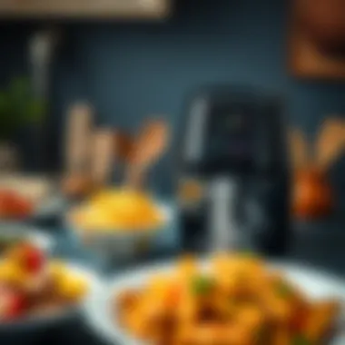 Various cooking settings of the Philips Airfryer XXL