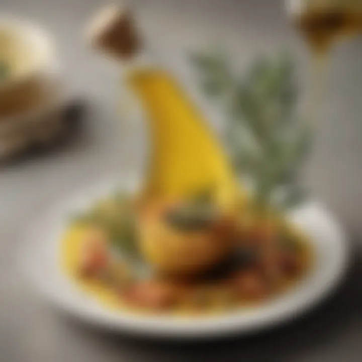 Various culinary uses of refined olive oil in different dishes.