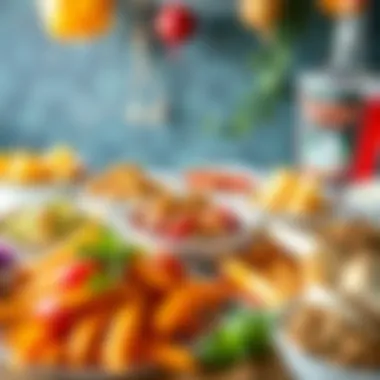 Healthy Sahur Meal Choices An assortment of healthy Sahur meal options