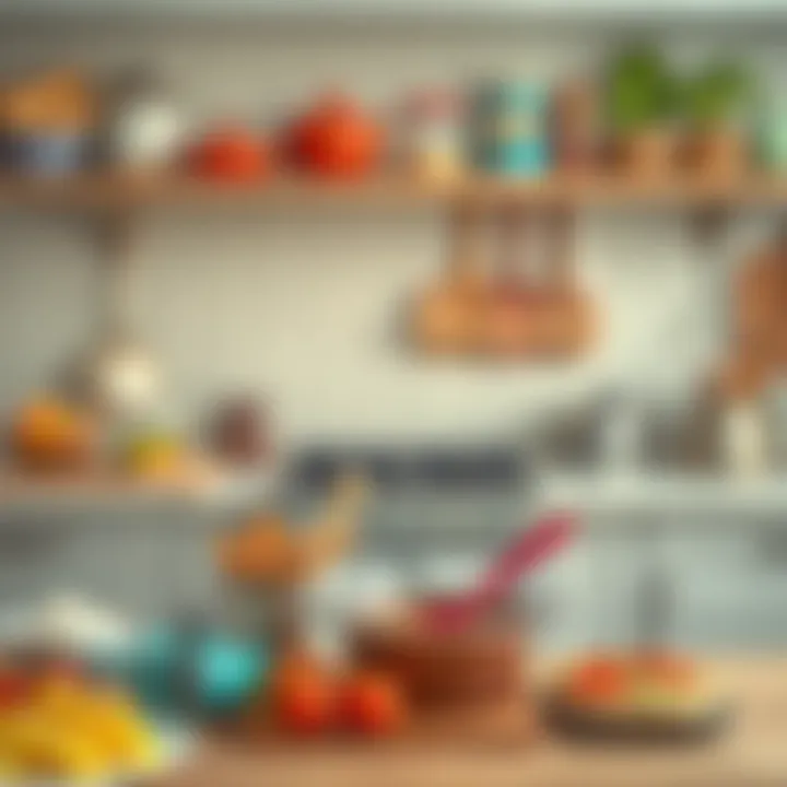 Essential Kitchen Tips for Post-Bayram Cooking Tips and tricks displayed in an organized kitchen format.