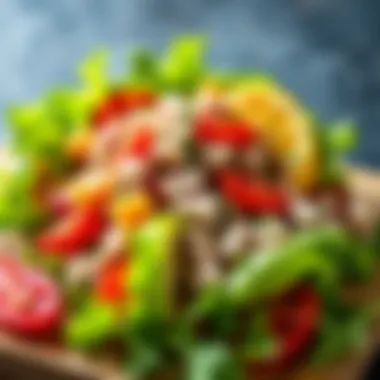 Ingredient composition of a classic tuna salad