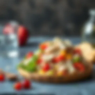 Nutritional breakdown of tuna salad ingredients