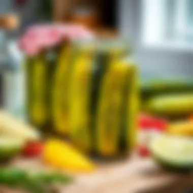 Homemade Pickles with Clarity Homemade pickles with clear brine